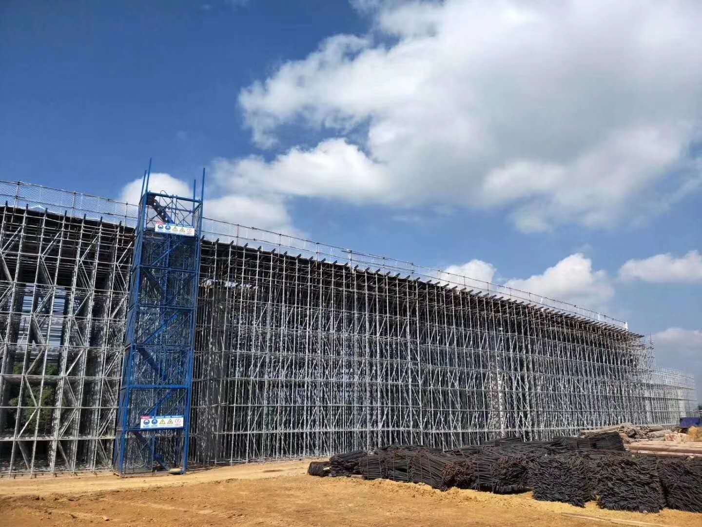 盤扣腳手架搭建周期短，經(jīng)濟效益好！